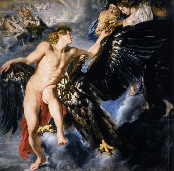 Ganimede e l'aquila di Rubens