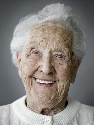 anziana che sorride