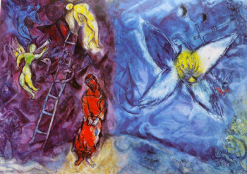 il sogno di Giacobbe - Marc Chagall